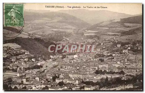 Ansichtskarte AK Tarare Vue Generale le Viaduc et les Usines