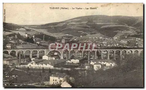 Cartes postales Tarare Le Viaduc Les Usines