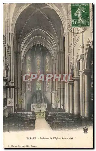 Cartes postales Tarare Interieur de L'Eglise Saint Andre