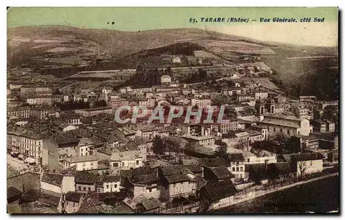 Cartes postales Tarare Vue Generale Cote Sud