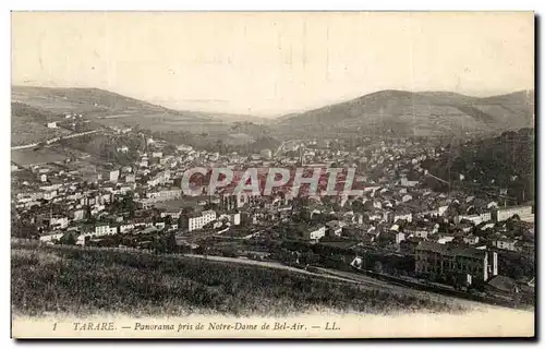 Cartes postales Tarare Panorama Pris De Notre Dame De Bel Air