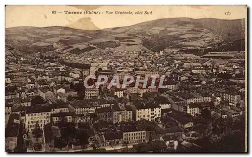 Cartes postales Tarare Vue Generale Cote Sud