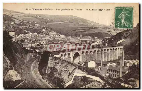 Cartes postales Tarare Vue generale Et Viaduc