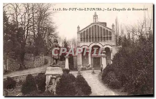 Ansichtskarte AK Ste Foy Les Lyon La Chapelle De Beaunant