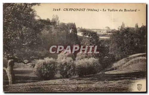 Cartes postales Chaponost Le vallon Du Boulard