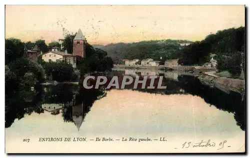 Cartes postales Environs De Lyon Ile Barbe La Rive Gauche