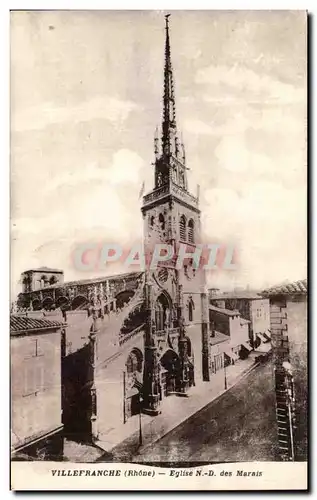 Cartes postales Villefranche Eglise ND Des Marais