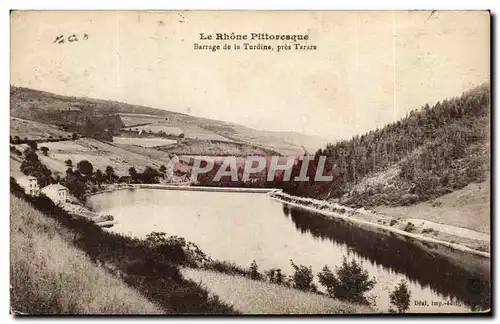 Cartes postales La Rhone Pittoresque Barrage De La Turdine Pres Tarare