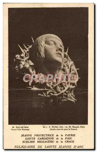 Cartes postales Fantaisie Jeanne protectrice de la patrie