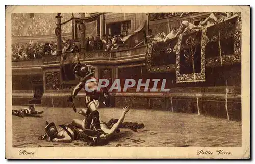Cartes postales Arene gladiateurs Roma