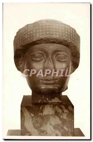 Cartes postales Louvre Paris Tete chaldeenne