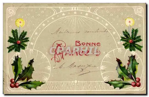 Cartes postales Fantaisie Bonne annee