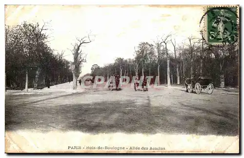 Ansichtskarte AK Paris Bois De Boulogne Allee Des Acacias