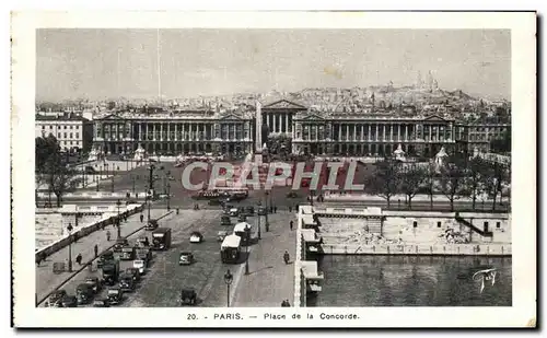 Cartes postales Paris Place De La Concorde