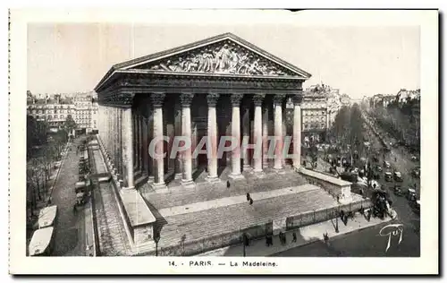 Cartes postales Paris La Madeleine