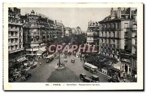 Cartes postales Paris Carrefour Haussmann Italiens