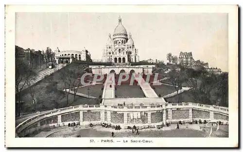 Cartes postales Paris Le Sacre Coeur montmartre