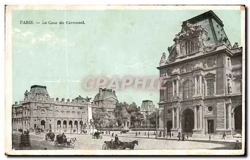 Cartes postales Paris La Cour Du Carrousel Louvre