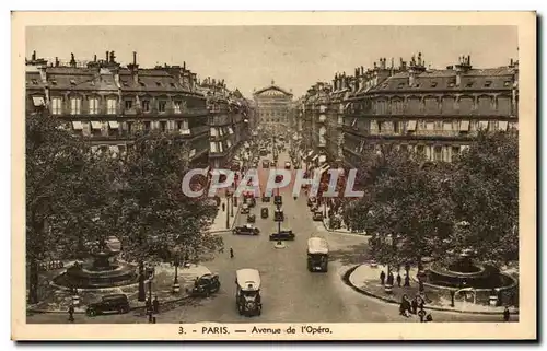 Cartes postales Paris Avenue De L&#39Opera