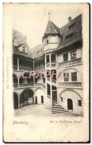 Cartes postales Nurnberg Hof im Kraffischen Hause