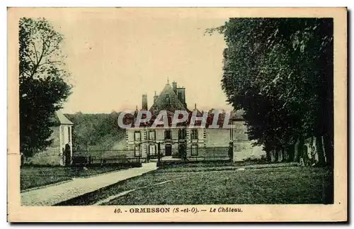 Cartes postales Ormesson Le Chateau