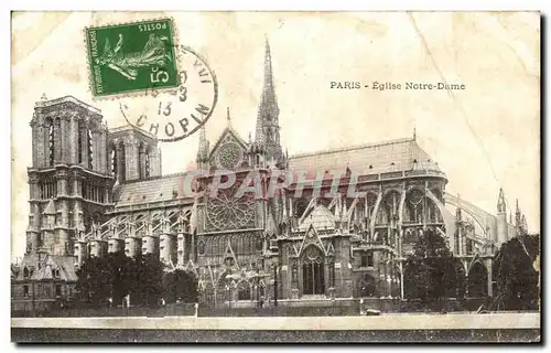 Cartes postales Paris Eglise Notre Dame