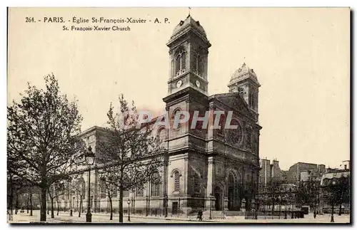 Ansichtskarte AK Paris Eglise St Francois Xavier