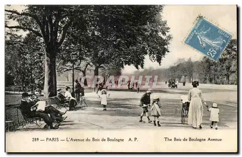 Cartes postales Paris L&#39Avenue du Bois De Boulogne