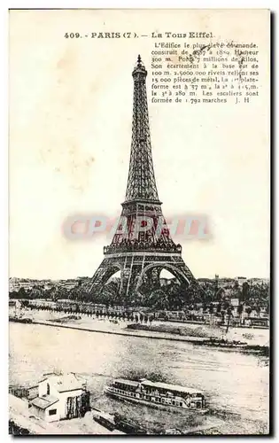 Cartes postales Paris La Tour Eiffel Peniche