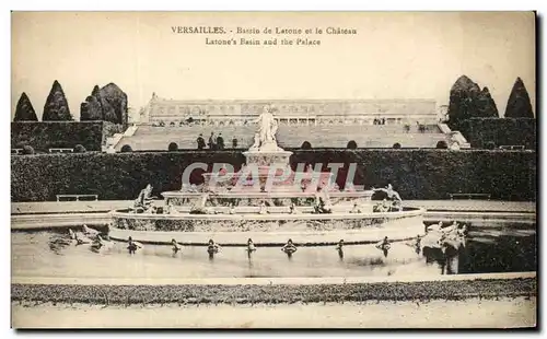 Ansichtskarte AK Versailles Bassin De Latone Et Le Chateau