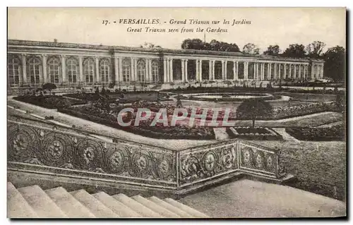 Cartes postales Versailles Grand Trianon Sur Les Jardins