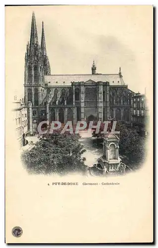 Cartes postales Puy De Dome Clermont Cathedrale