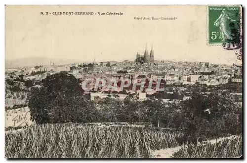 Cartes postales Clermont Ferrand Vue Generale