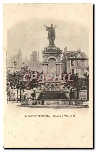 Cartes postales Clermont Ferrand Statue D&#39Urbain II