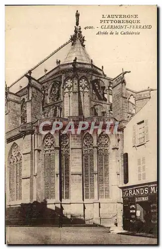 Ansichtskarte AK L&#39Auvergne Pittoresque Clermont Ferrand Abside de la Catbedrale