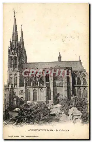 Cartes postales Clermont Ferrand La Cathedrale