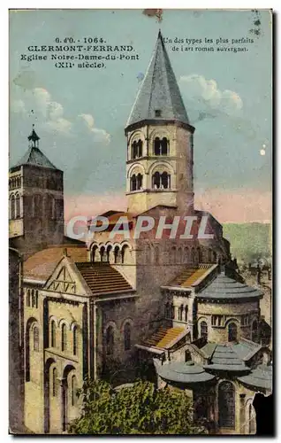 Cartes postales Clermont Ferrand Eglise Notre Dame du Pont