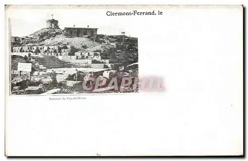 Cartes postales Clermont Ferrand Le Sommet du Puy de Dome