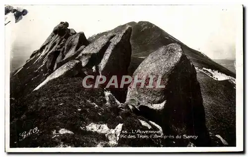 Ansichtskarte AK L&#39Auvergne Pic des Trois Filles Pres du Sancy