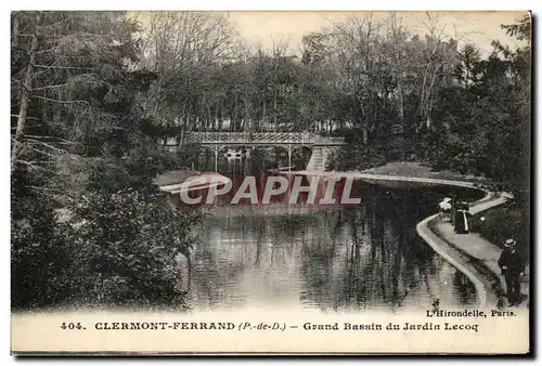 Cartes postales clermont Ferrand Grand Bassin du Jardin Lecoq