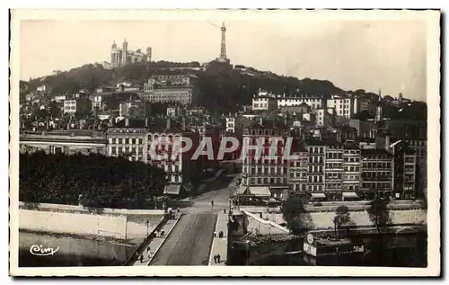 Ansichtskarte AK Lyon Rue Octavio Mey et Coteau de Fourviere