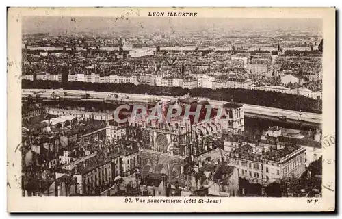 Ansichtskarte AK Lyon Illustre Vue Panoramique