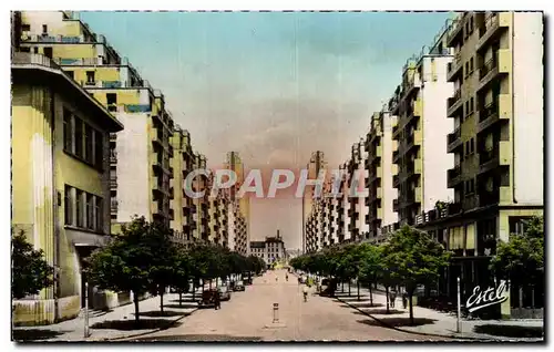 Moderne Karte Lyon Villeurbanne Avenue Henri Barbusse