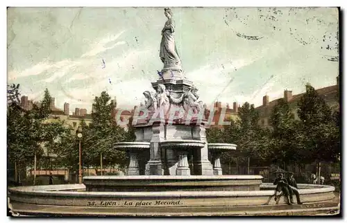 Cartes postales Lyon La Place Morand