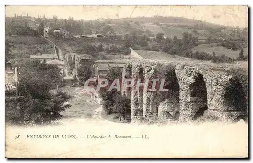 Cartes postales Environs De Lyon L&#39Aqueduc de Beaunant