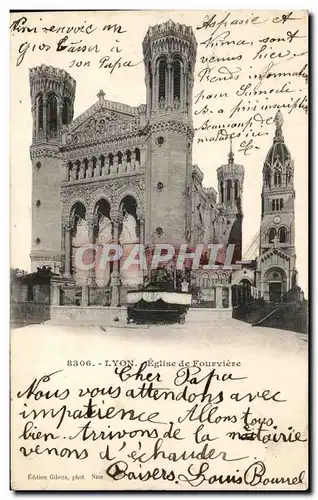 Cartes postales Lyon Eglise de Fourviere