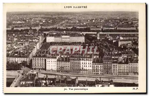 Ansichtskarte AK Lyon Illustre Vue Panoramique