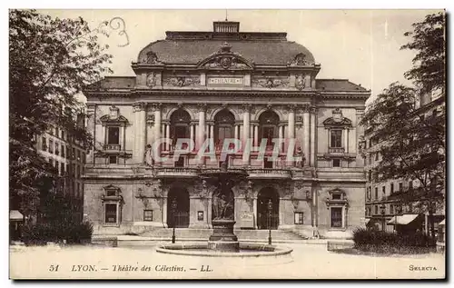 Ansichtskarte AK Lyon Theatre des Celestins