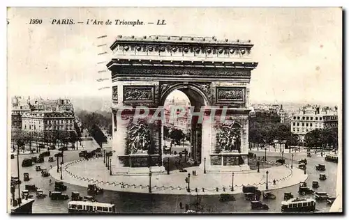 Cartes postales Paris l&#39Arc de Triomphe