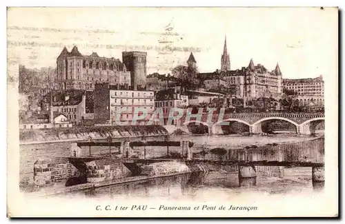 Cartes postales Pau Panorama et Pont de Jurancon